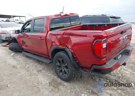 2024 GMC Canyon 4Wd Elevation from USA, damaged, VIN 1GTP6BEK6R1299083